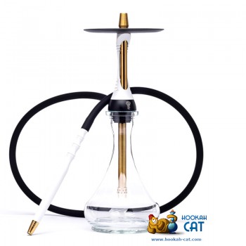 Кальян Alpha Hookah Model S White Cosmo (Альфа Хука Модель С Белый Космо) - фото 1